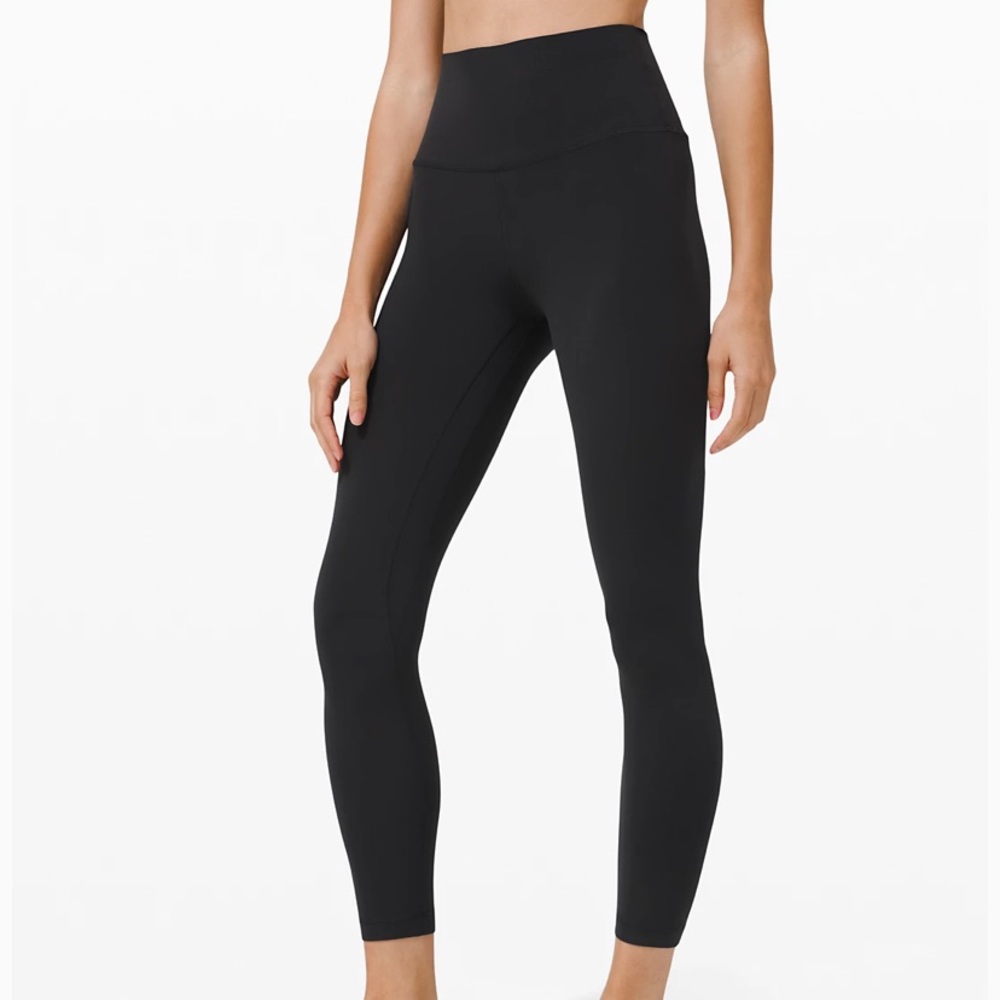 lulu lemon black align 25”